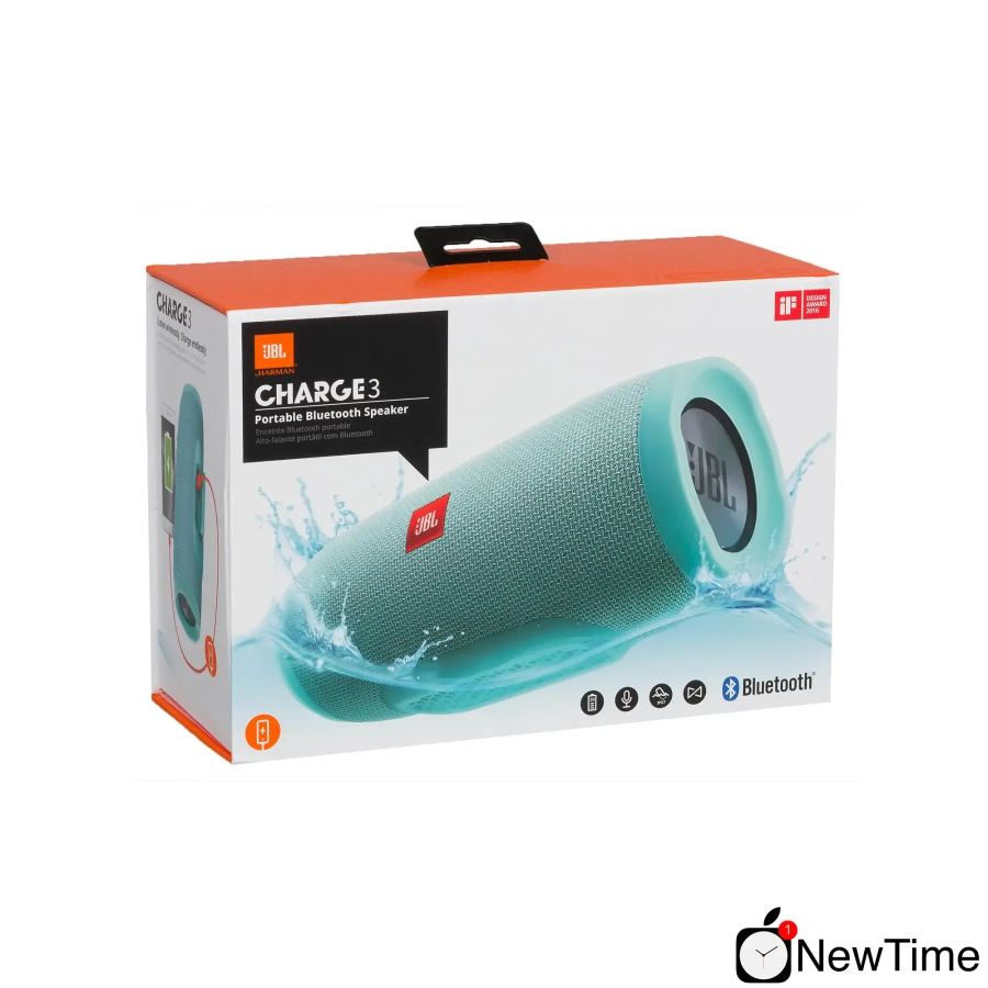 Колонка JBL Charge 3 Teal (CHARGE3TEALAM)
