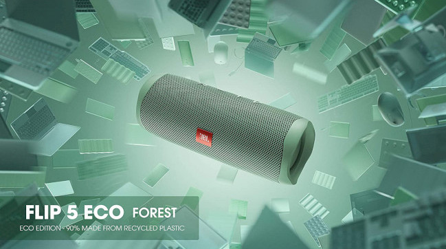 Колонка JBL Flip 5 Eco Edition Ocean Blue (JBLFLIP5ECOBLU)