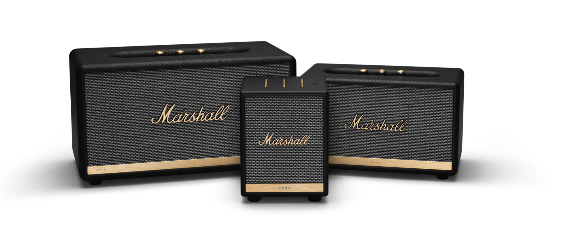 Колонка Marshall Uxbridge Voice with Google Assistant Black EU