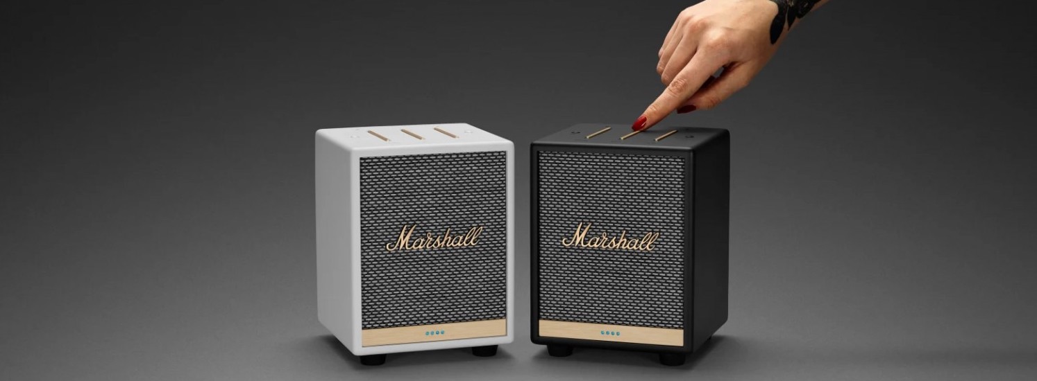 Колонка Marshall Uxbridge Voice with Google Assistant Black EU