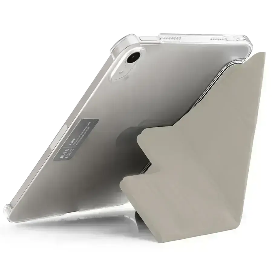 Прозора спинка чохла LAUT HUEX FOLIO для iPad Mini, яка дозволяє демонструвати дизайн пристрою