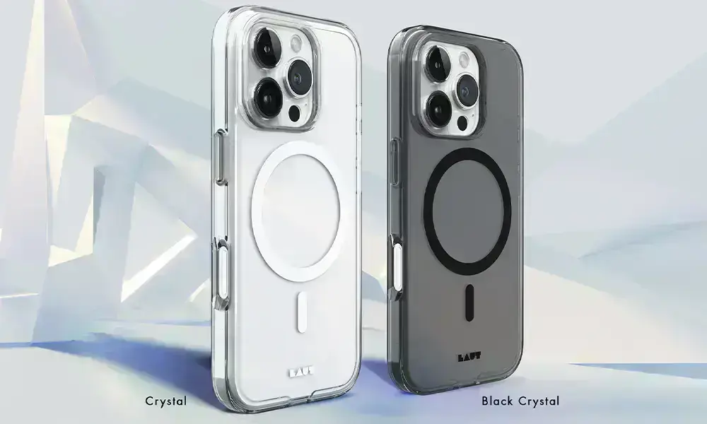 Чехол LAUT CRYSTAL MATTER-M для iPhone 16, прозрачный дизайн