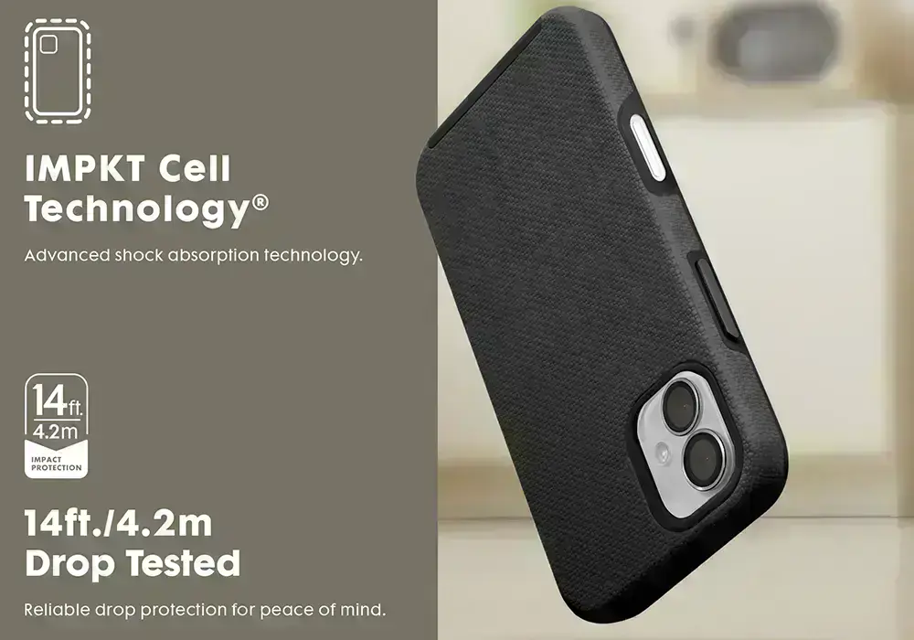 Чохол LAUT SHIELD з технологією IMPKT Cell, що забезпечує максимальний захист