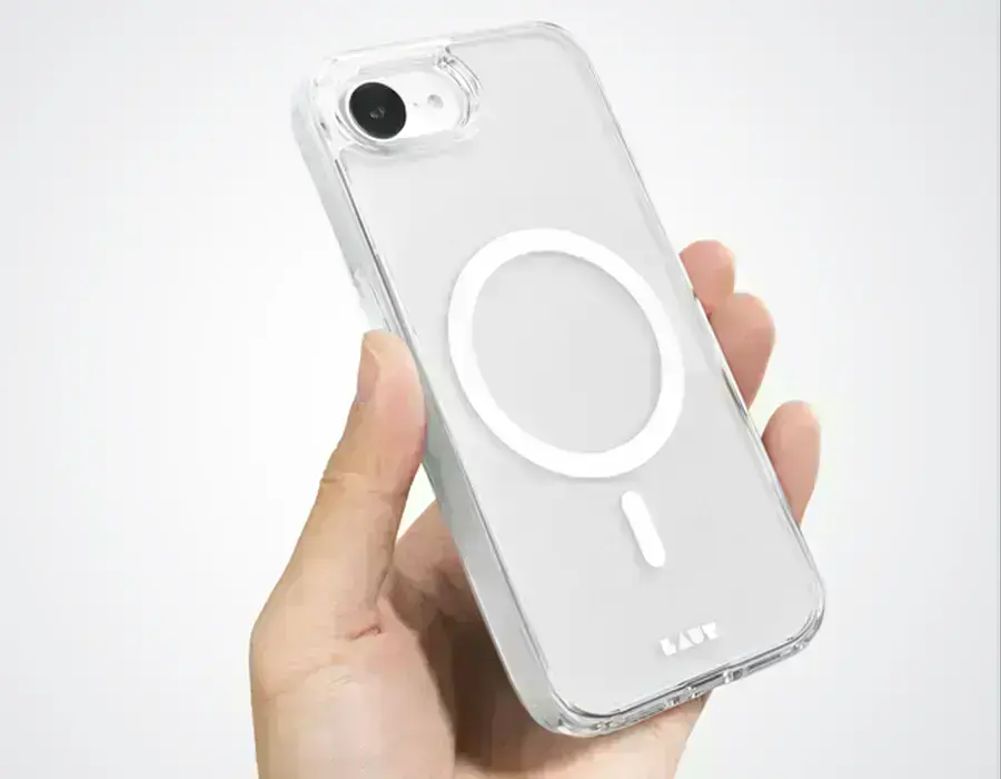 Чехол LAUT CRYSTAL M, изготовленный из переработанного пластика для iPhone 16e