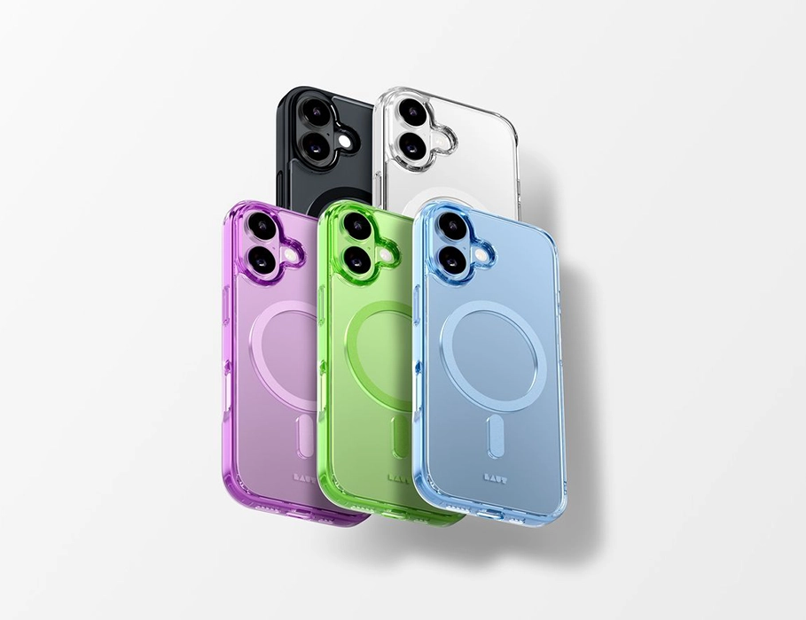 Прозрачная задняя панель чехла LAUT CRYSTAL FLURO для iPhone 17
