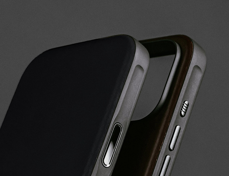 Nomad Modern Leather Case – боковой вид и защита углов