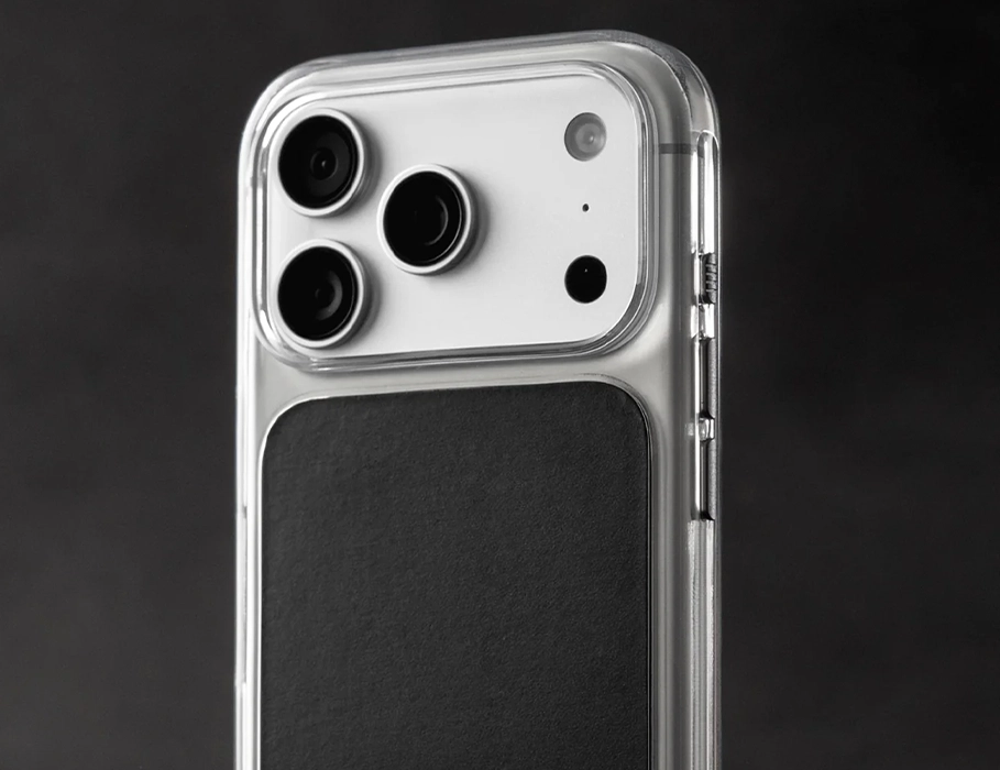 Чохол Nomad Clear Horween Leather Case for iPhone 18 Pro/17 Pro - Black (NM017781858)