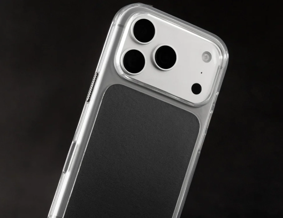 Чохол Nomad Clear Horween Leather Case for iPhone 18 Pro/17 Pro - Black (NM017781858)