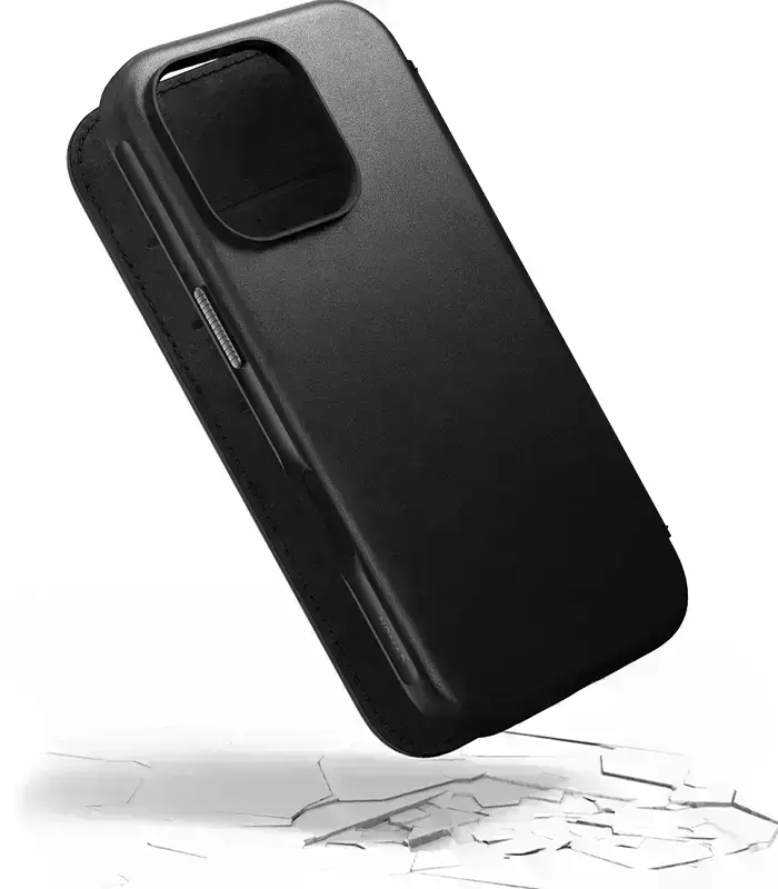 Чохол Nomad з ударостійким бампером, що захищає iPhone від падінь