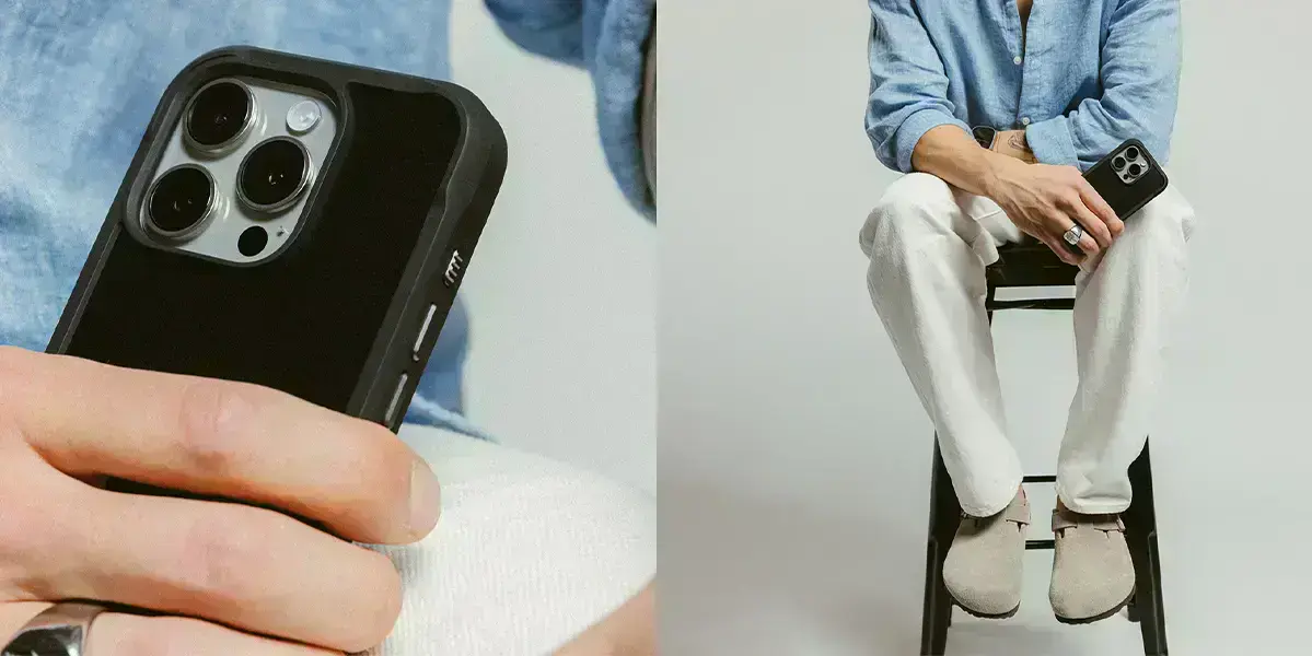 Загальний вигляд чохла Nomad Rugged Case на iPhone