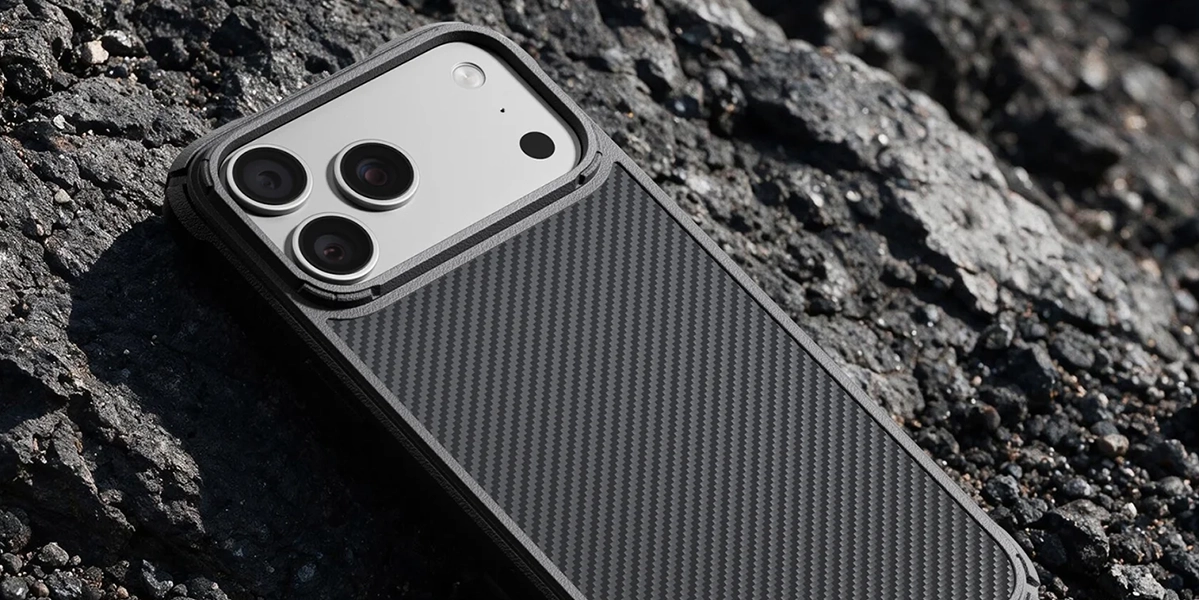 Чохол Pitaka Cairn Case for iPhone 18 Pro/17 Pro - 600D Black/Grey [Twill] (KI1801CP2)