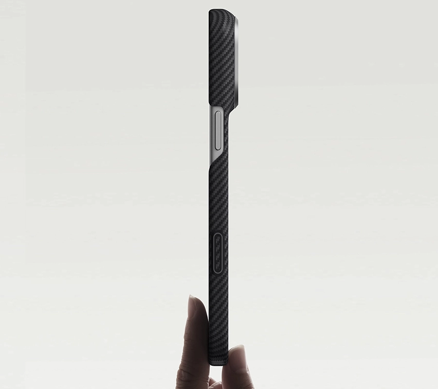 Чохол Pitaka Edge Case for iPhone 18 Pro Max/17 Pro Max - 600D Black/Grey [Twill] (KI1801PM)