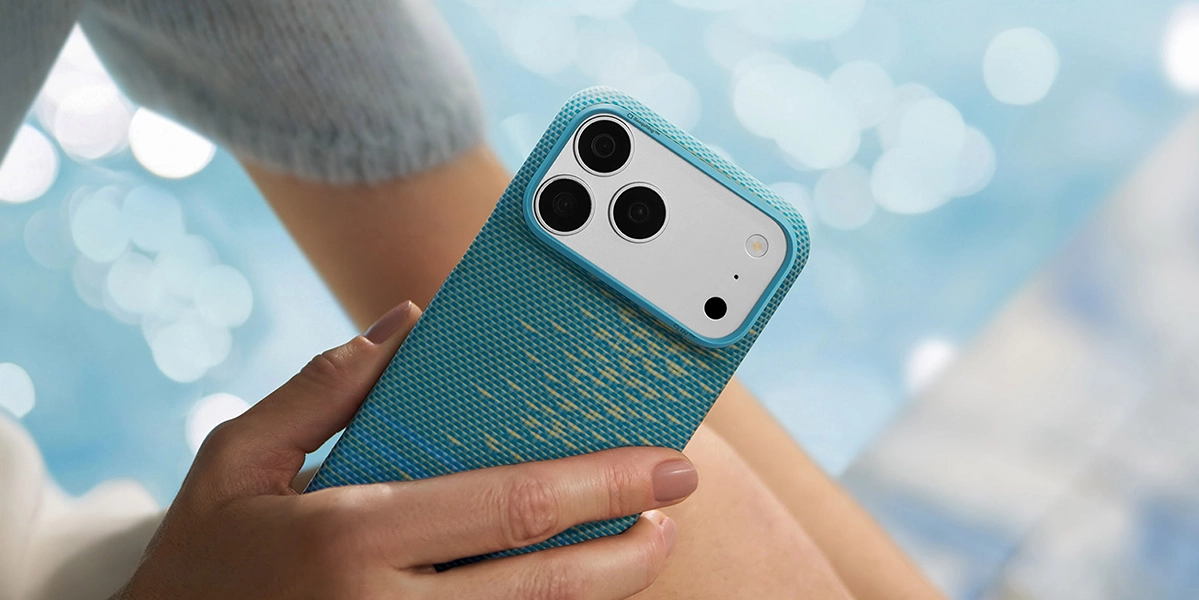 Чохол Pitaka Edge Case for iPhone 18 Pro Max/17 Pro Max - Lucid Blue (KI1812PM)