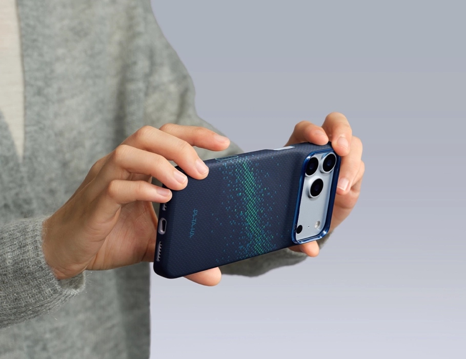 Чохол Pitaka Edge Case for iPhone 18 Pro/17 Pro - Nearfield Blue (KI1805P)