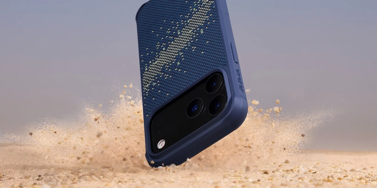 Чехол Pitaka Aramid ProGuard Case для iPhone 17 – общий вид
