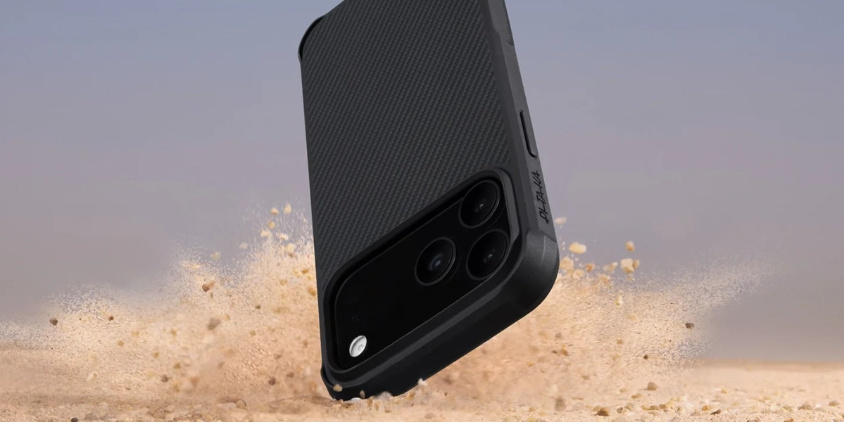 Чехол Pitaka Aramid ProGuard Case – сочетание арамидного волокна и ТПУ для надежной защиты смартфона