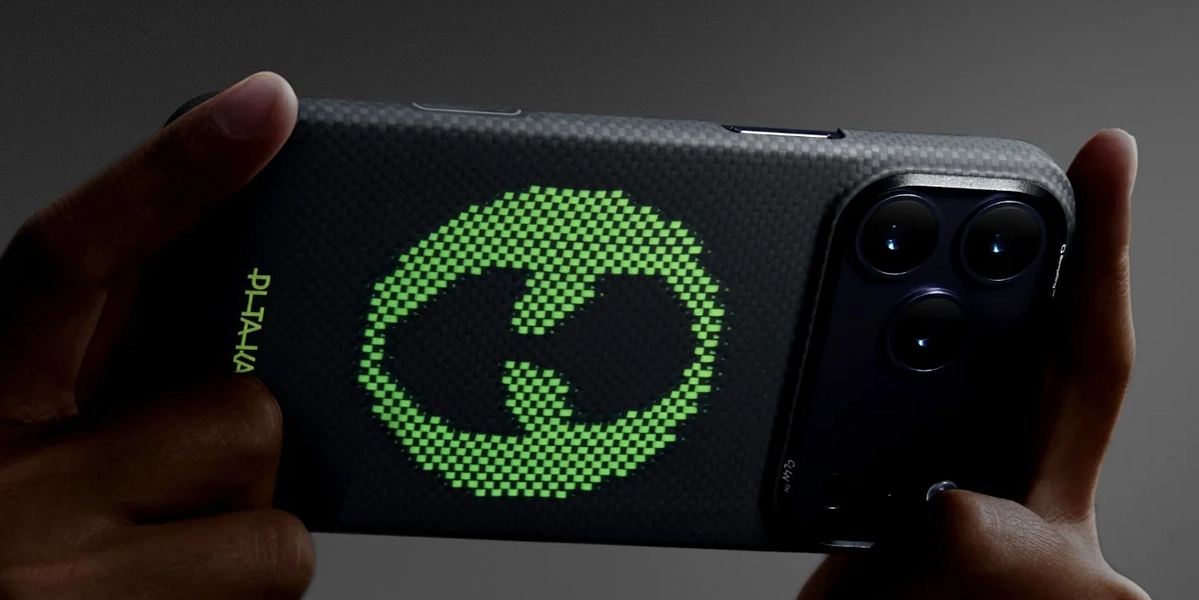 Чохол Pitaka Edge Ultra-Slim Case with PitaTap for iPhone 17 Pro Max - NoProblemo [Lumintex Edition] (KI1701NOP)