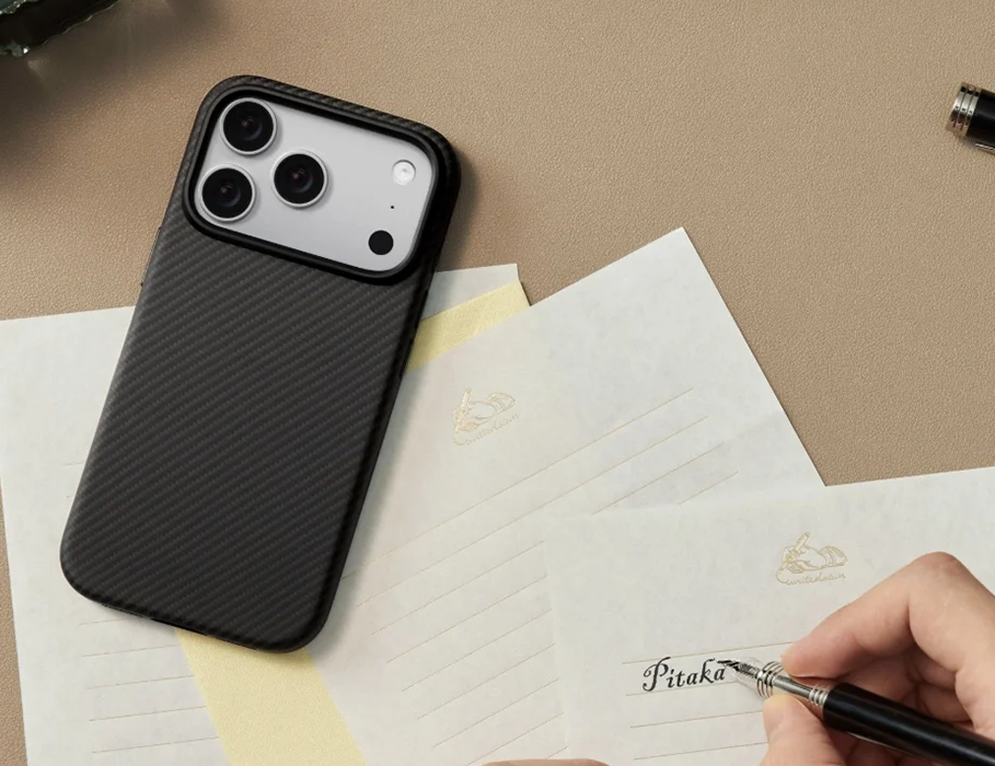 Чохол Pitaka Summa UltraGuard Case for iPhone 16 Pro Max - 600D Black/Grey [Twill] (KI1603PMPA)