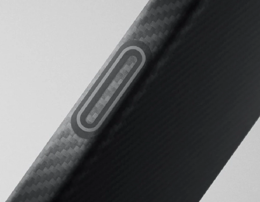 Чохол Pitaka Ultra-Slim Case Twill 600D with PitaTap for iPhone 16 Pro Max - Black/Grey (KI1602PAM)