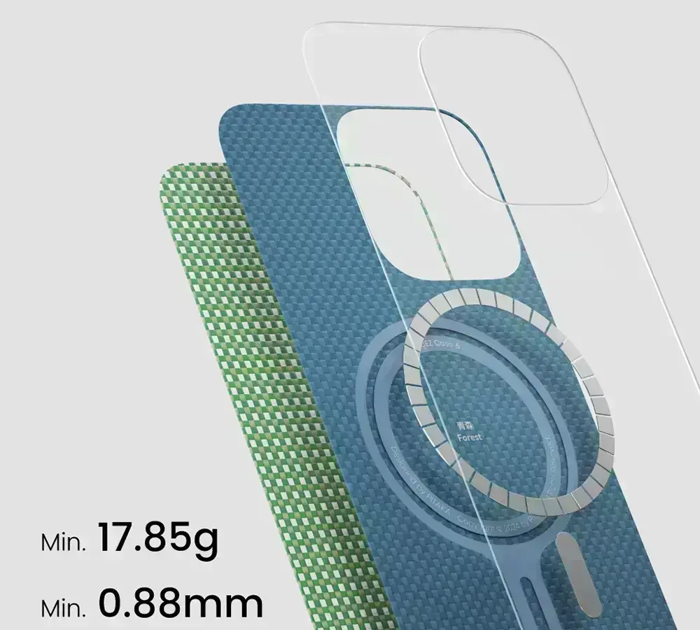 магнитное кольцо чехла Pitaka Ultra-Slim Case
