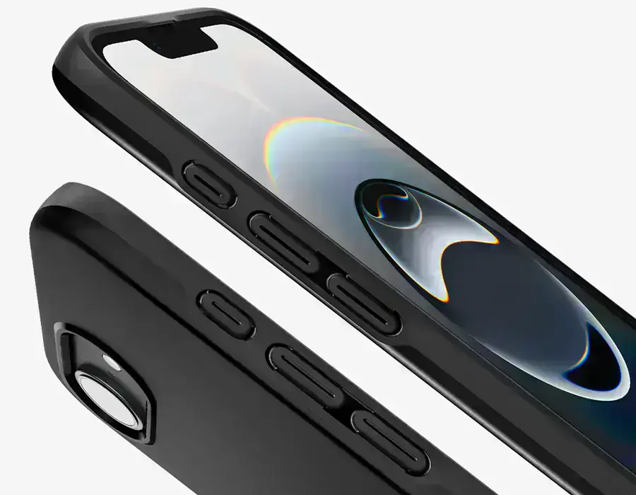 Тонкий мінімалістичний чохол Spigen Thin Fit на iPhone з точними вирізами для кнопок