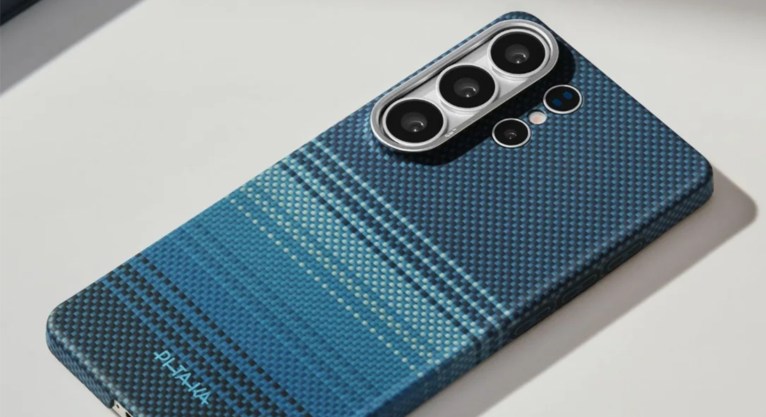 Чехол Pitaka Edge Ultra-Slim Case with Aaron Button for Samsung Galaxy S26 Ultra - Moonrise (KS2602U)