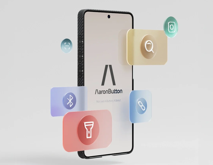 Чехол Pitaka Edge Ultra-Slim Case with Aaron Button for Samsung Galaxy S26 Ultra - 600D Black/Grey [Twill] (KS2601U)