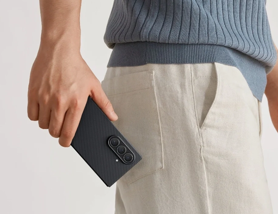 Pitaka Ultra-Slim Case для Samsung Galaxy Fold — деталі матеріалу арамідного волокна