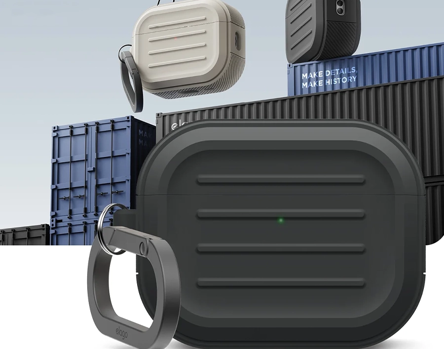 Чехол Elago Armor Hang Case for Airpods Pro 3rd Gen - Stone (EAPP3AM-HANG-ST)