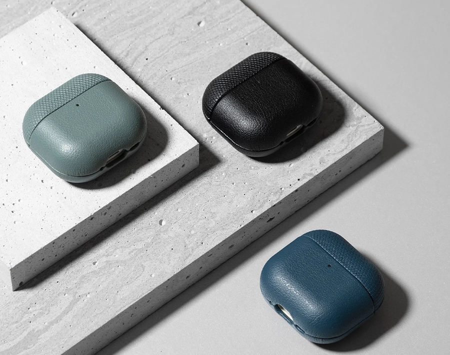 Чохол Native Union (Re)Classic Case для AirPods 4 — вигляд трьох кольорів