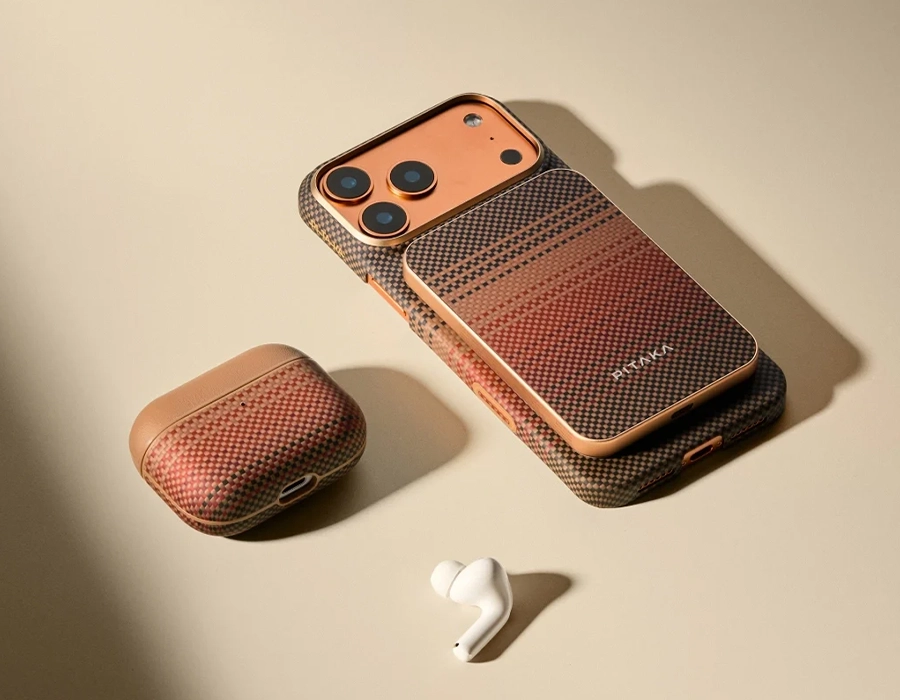 Чехол Pitaka Aramid Fiber Case for AirPods Pro 3 - Sunset (APM2502)