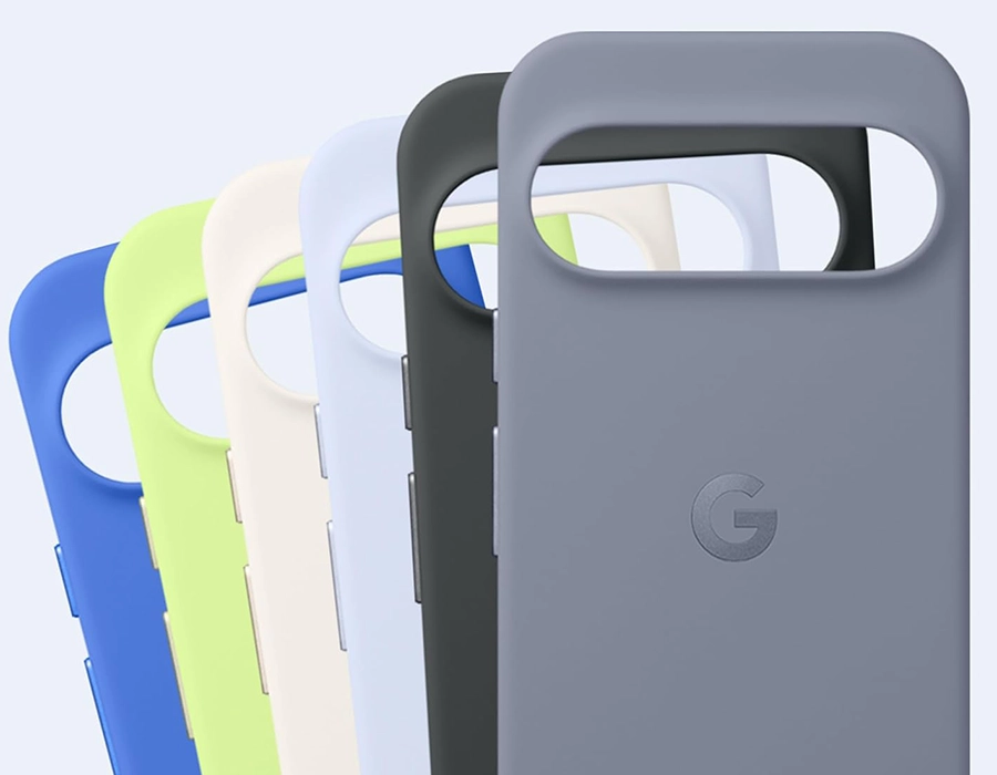 Чехол Google Pixelsnap Case из мягкого силикона в ярких цветах на Pixel 10