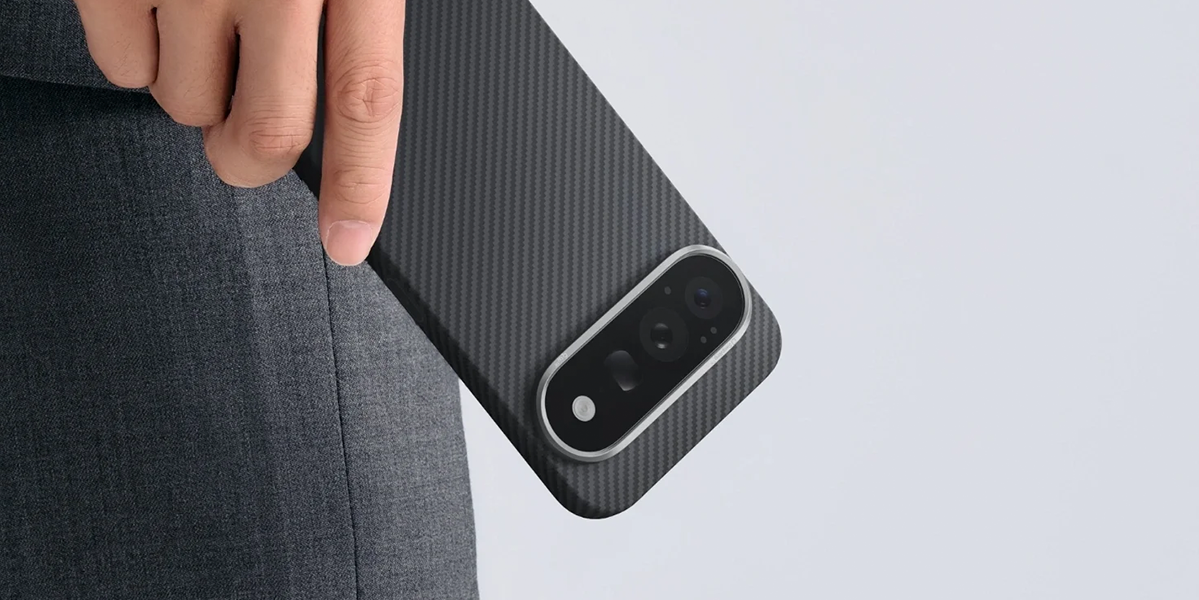 Чохол Pitaka Ultra-Slim Case for Google Pixel 11 Pro Fold - 600D Black/Grey [Twill]