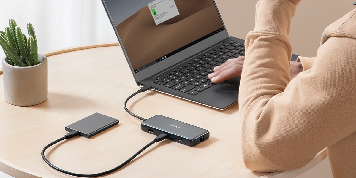 Мультипортовый адаптер Anker 555 USB-C Hub 8-in-1 (A83830A2)