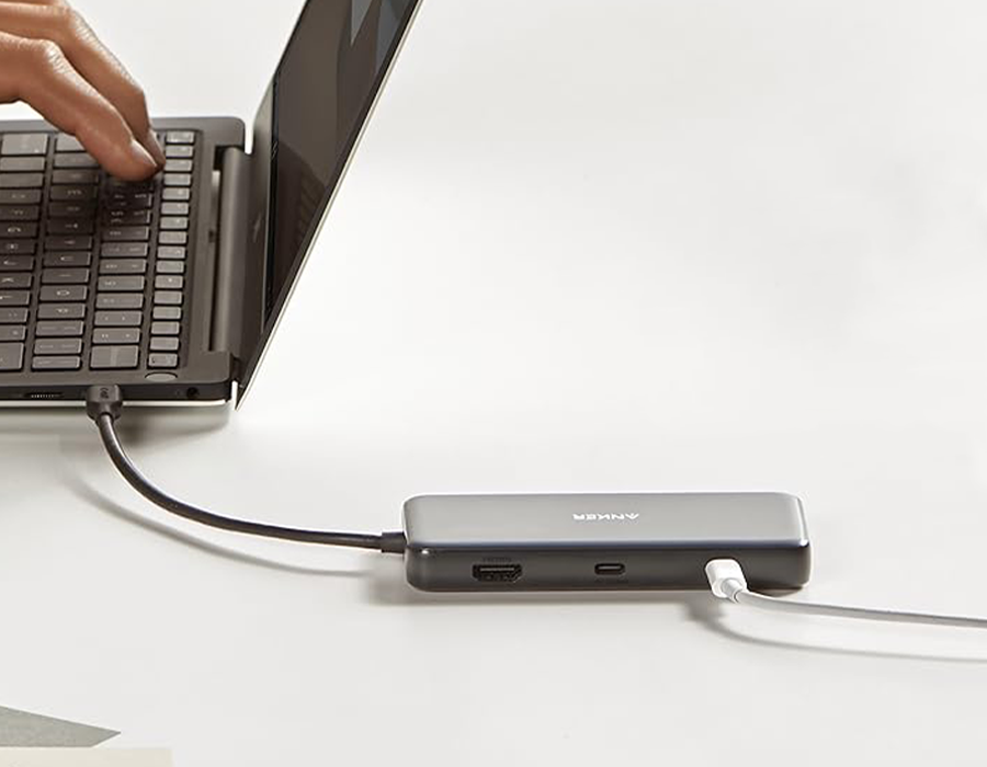 Мультипортовый адаптер Anker 555 USB-C Hub 8-in-1 (A83830A2)