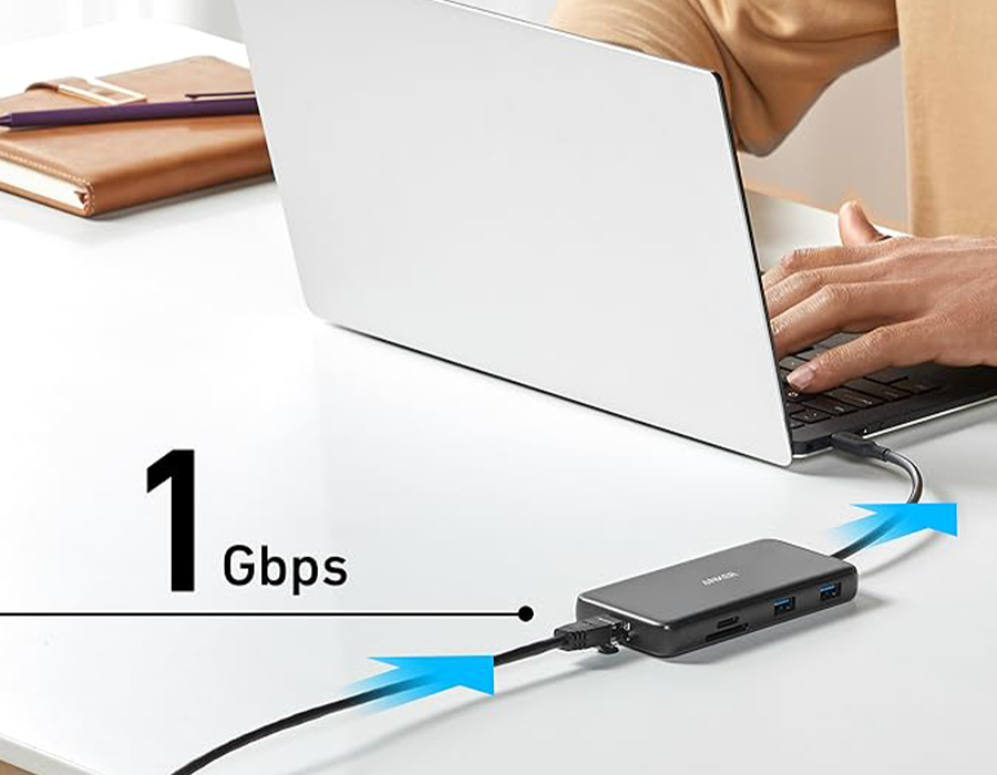 Мультипортовый адаптер Anker 555 USB-C Hub 8-in-1 (A83830A2)