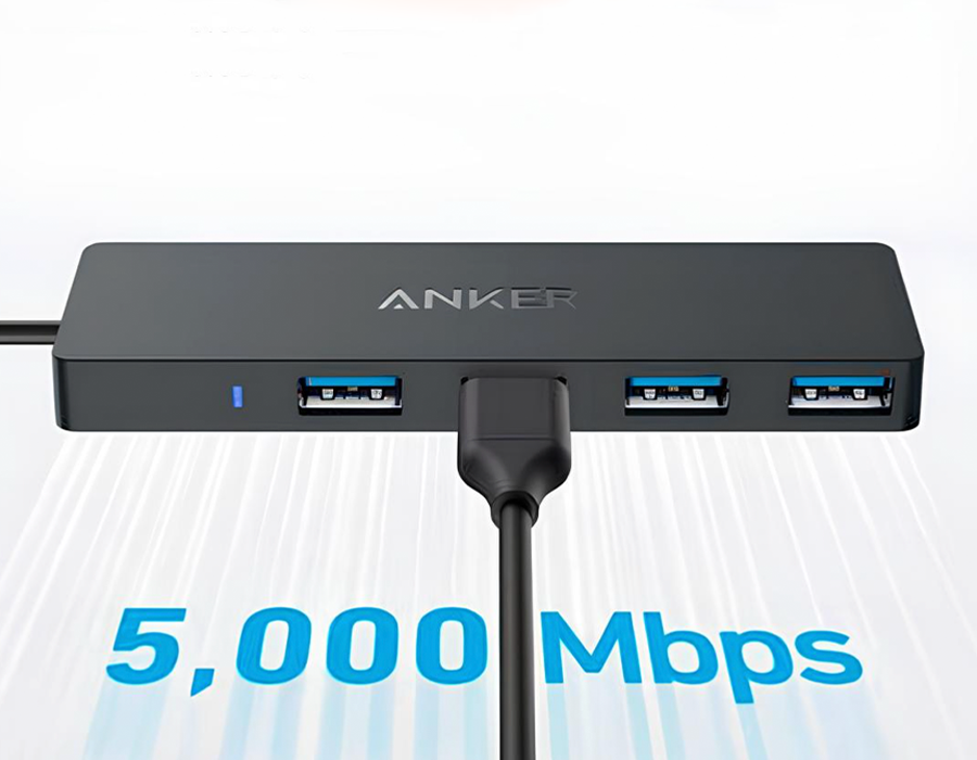Мультипортовый адаптер Anker PowerExpand Direct 4-in-1 USB-C PD Media Hub (A8309G11)