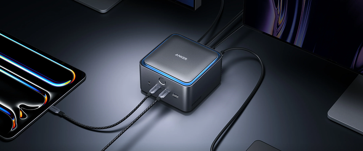 Док-станция Anker Prime TB5 Docking Station 14-in-1, 8K, Thunderbolt 5 (A83B53A1)