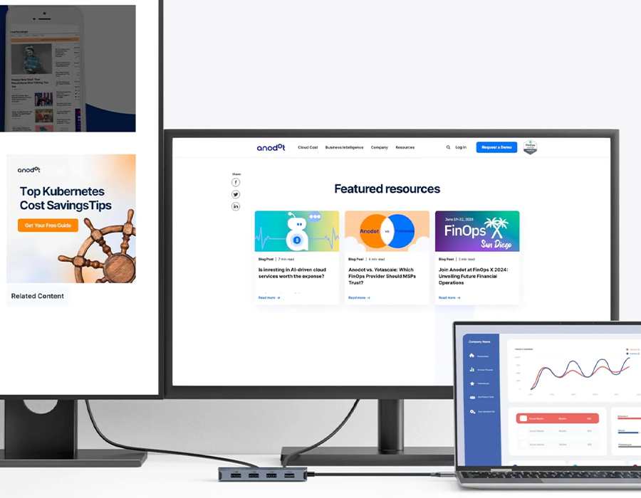 Мультипортовый адаптер Anker USB-C Hub 7-in-1, Dual Display (A83740A2)