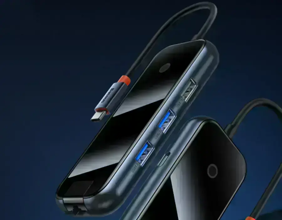 Адаптер Baseus AcmeJoy 5-Port з підтримкою Plug&Play