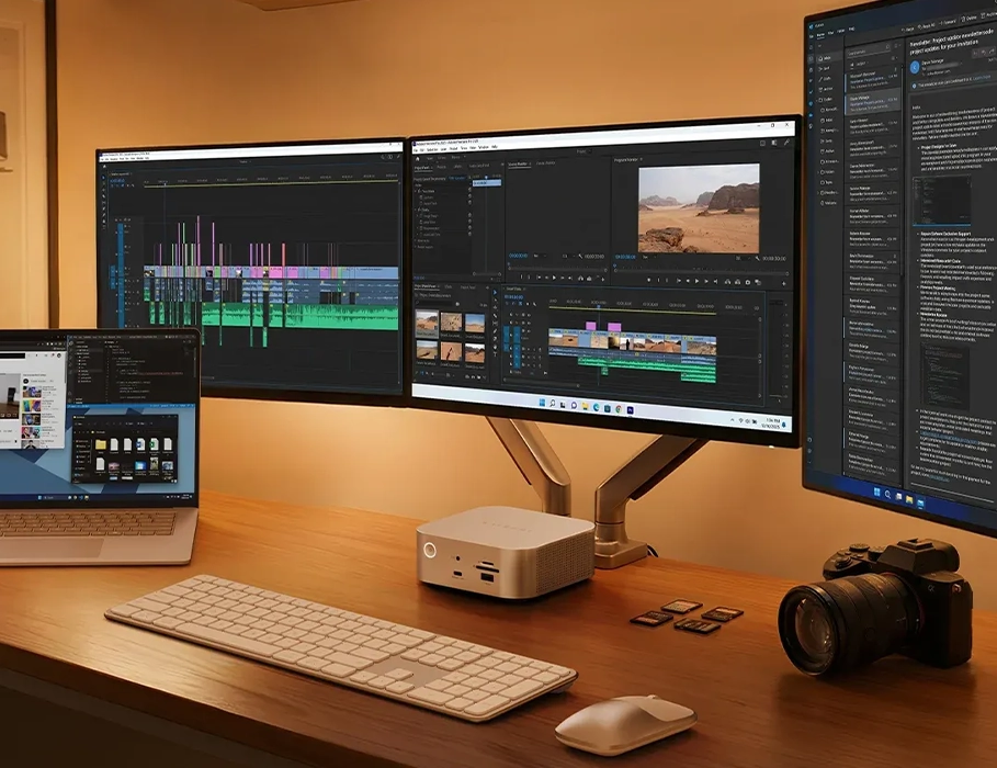 Док-станція з SSD енкловером Satechi Thunderbolt 5 CubeDock with SSD Enclosure (ST-DT5CES-US)