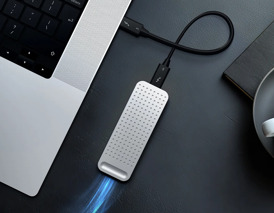 Зовнішній корпус для SSD Satechi DotDisk 80Gbps SSD Enclosure - Silver (ST-EDD80S)