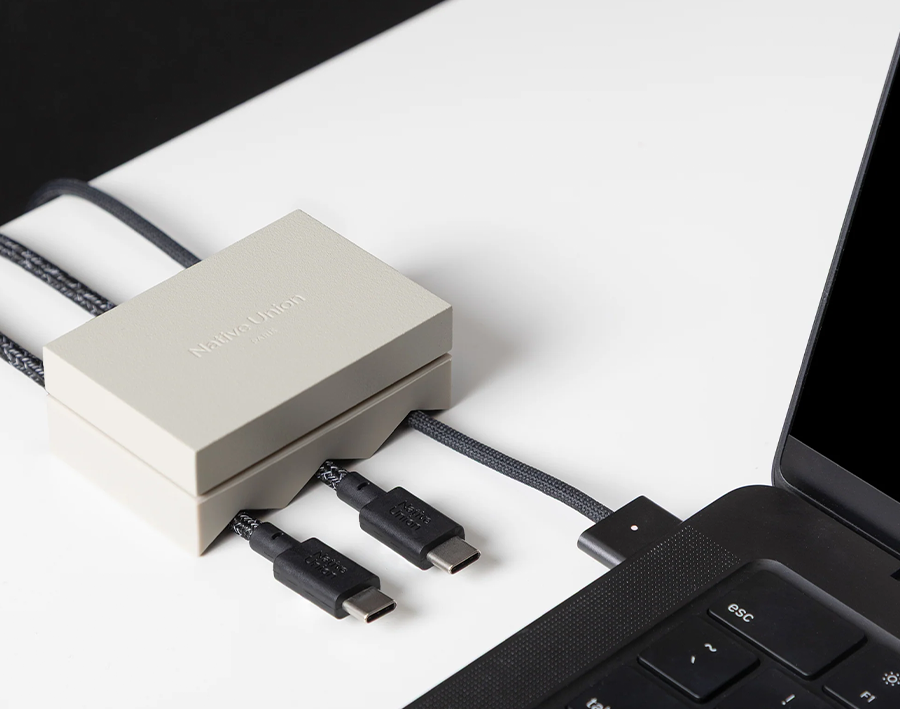 Держатель для кабелей Native Union Weighter for 3 Cables - Sandstone (CBWEIG-TRI-SAN)