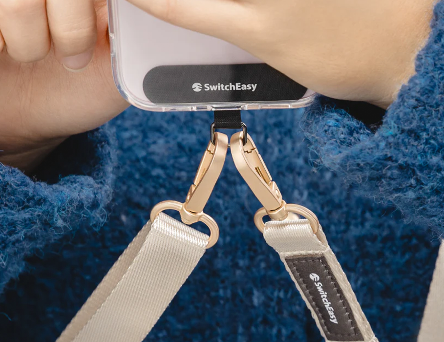 Ремінець через плече SwitchEasy with EasyStrap Card 20 мм - Dark Black (SPHIPH220DK23)