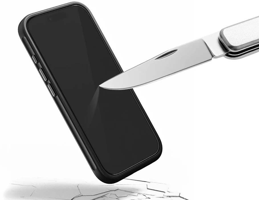 Nomad Screen Protector Glass демонстрація стійкості до подряпин та ударів