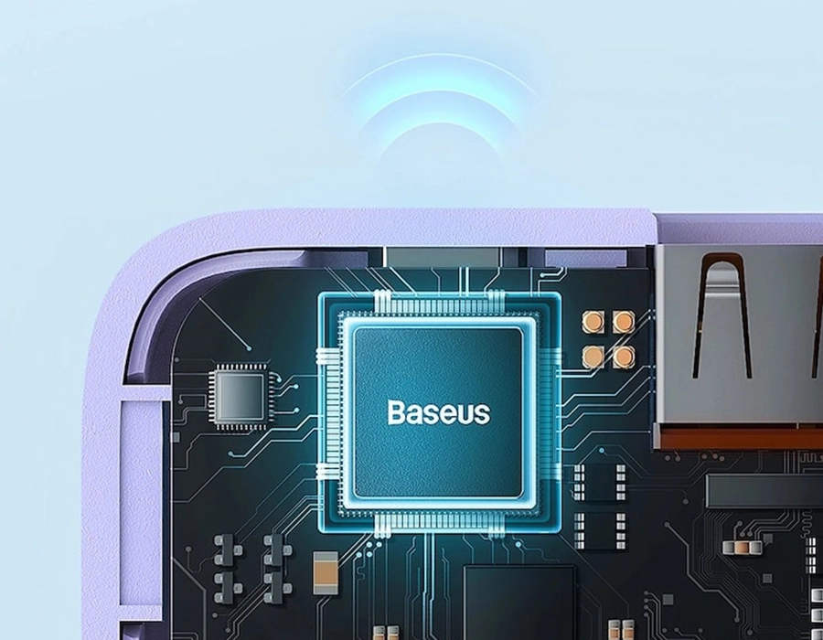 Зовнішній акумулятор [павербанк] Baseus Airpow Fast Charge 30000mAh 20W - Black (PPQD090101)