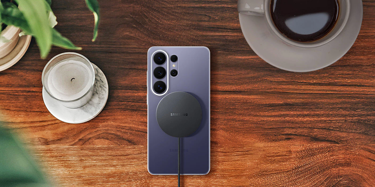 Бездротовий зарядний пристрій Samsung Magnet Wireless Charger 25W - Dark Gray (EP-P2900BBEGWW)