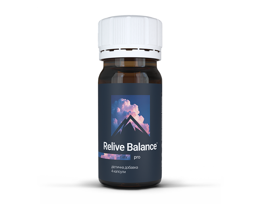 Дієтична добавка Relive Balance Flex - 60 флаконів/30-денний курс