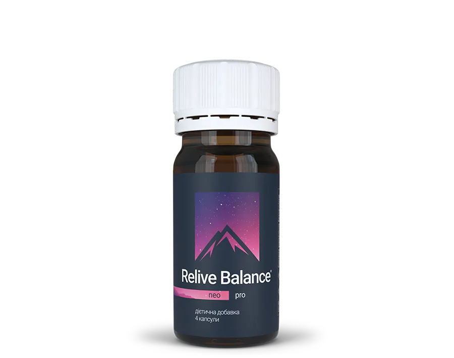 Дієтична добавка Relive Balance Neo - 60 флаконів/30-денний курс