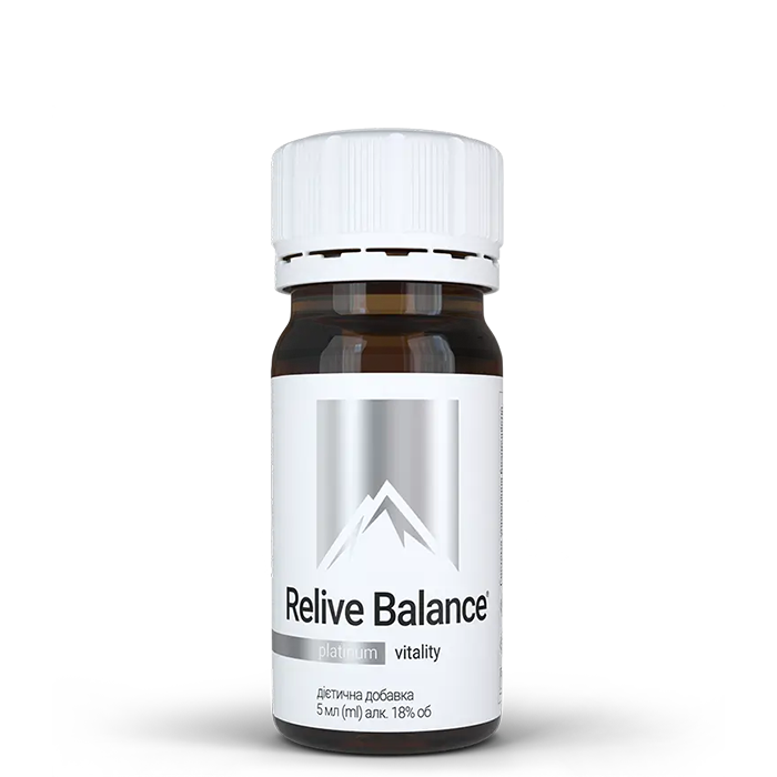 Дієтична добавка Relive Balance Platinum - 60 флаконів/30-денний курс